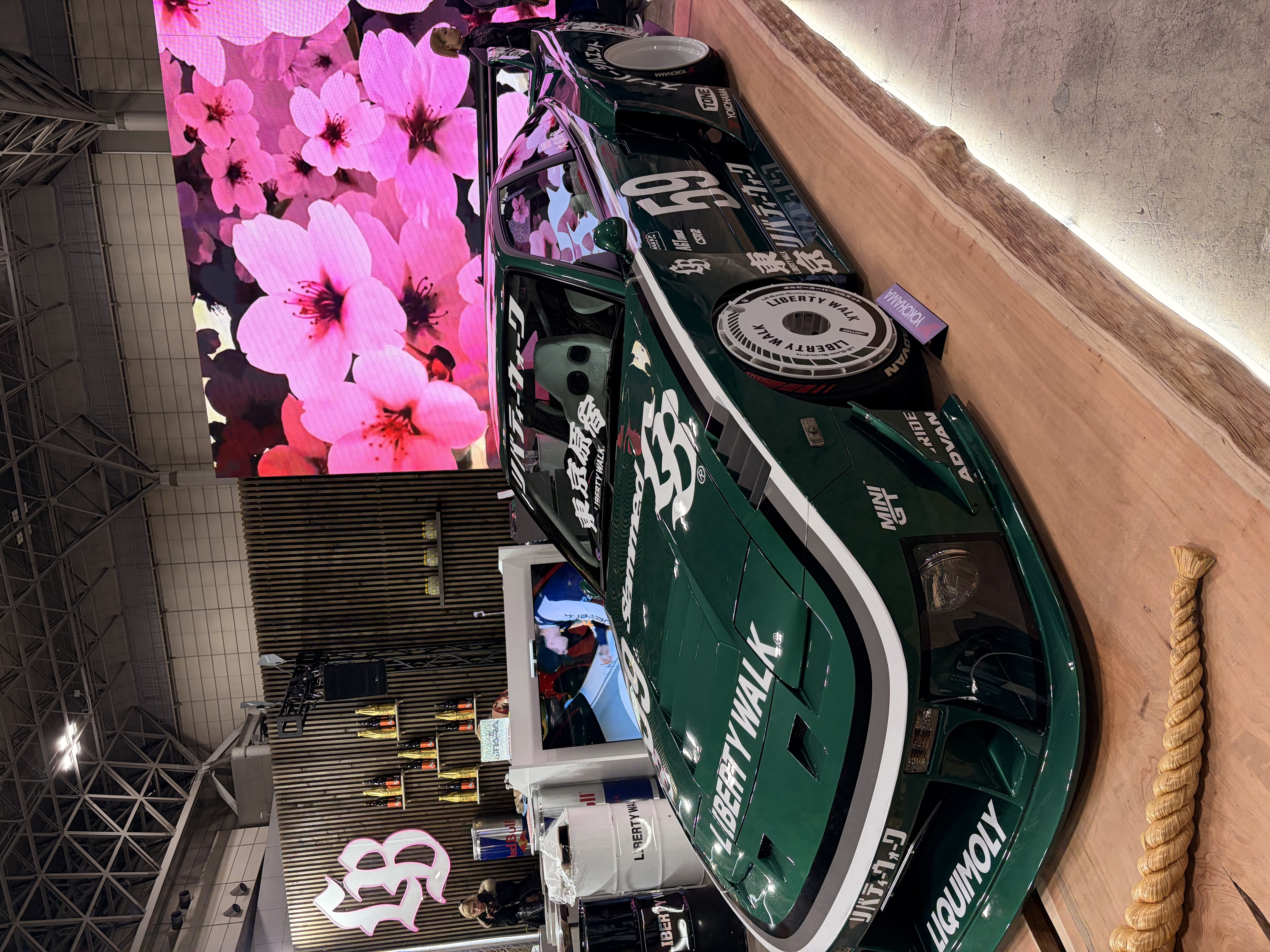 Liberty Walk LB-WORKS Silhouette NISSAN 180SX XLARGEコラボ メタリックグリーン