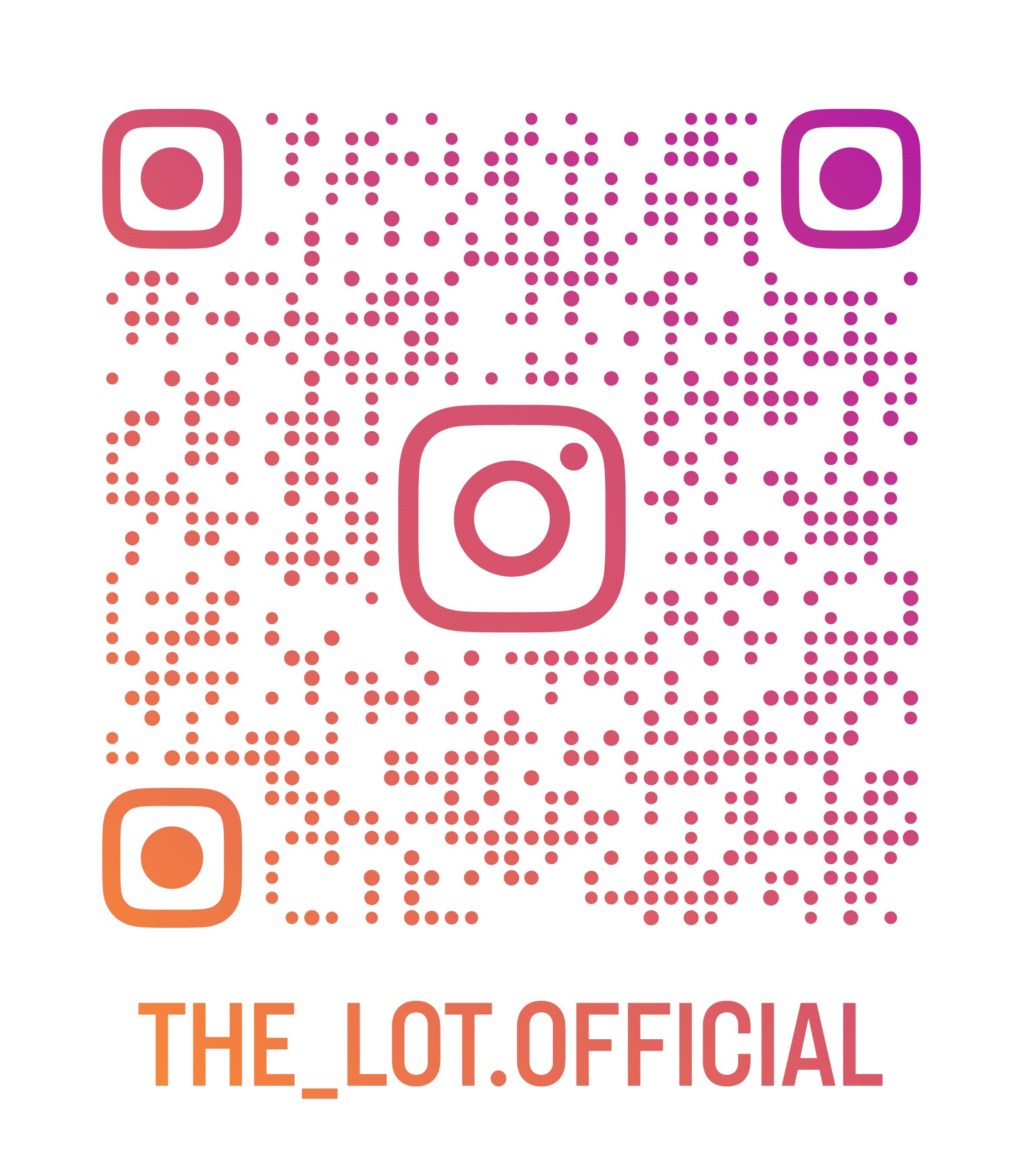 THE LOT. Instagram QRコード